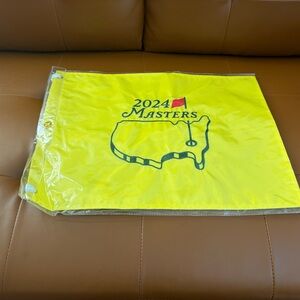 2024 Masters Yellow Golf Flag